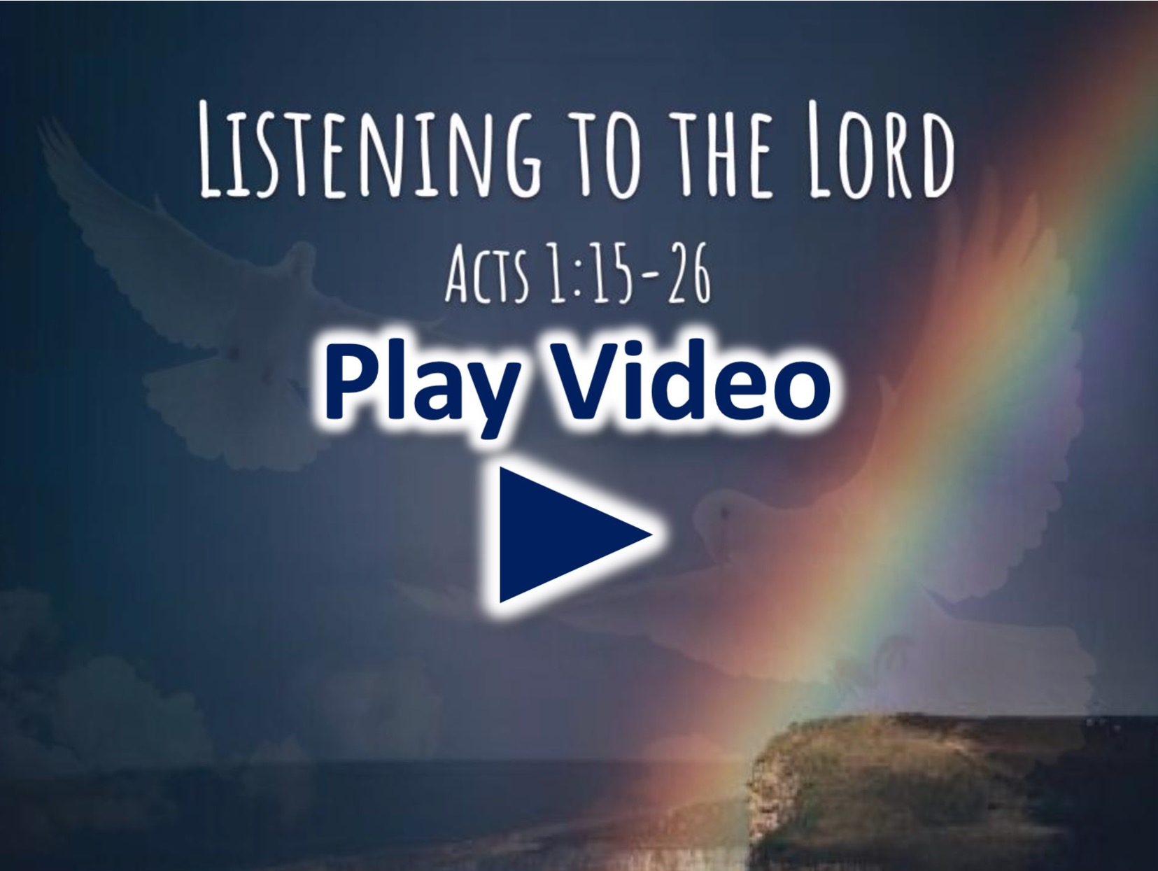 Listening to the Lord Image