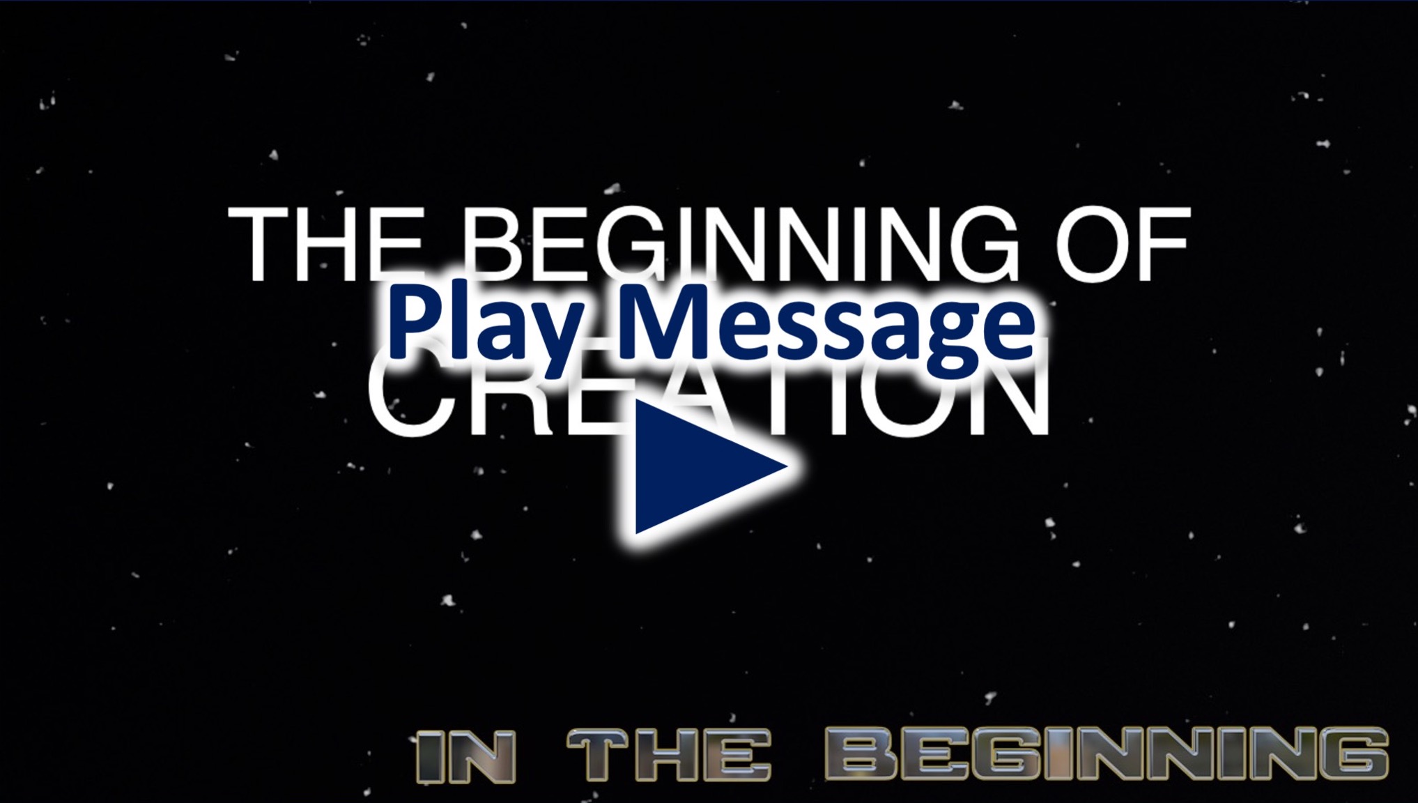 The Beginning of Creation