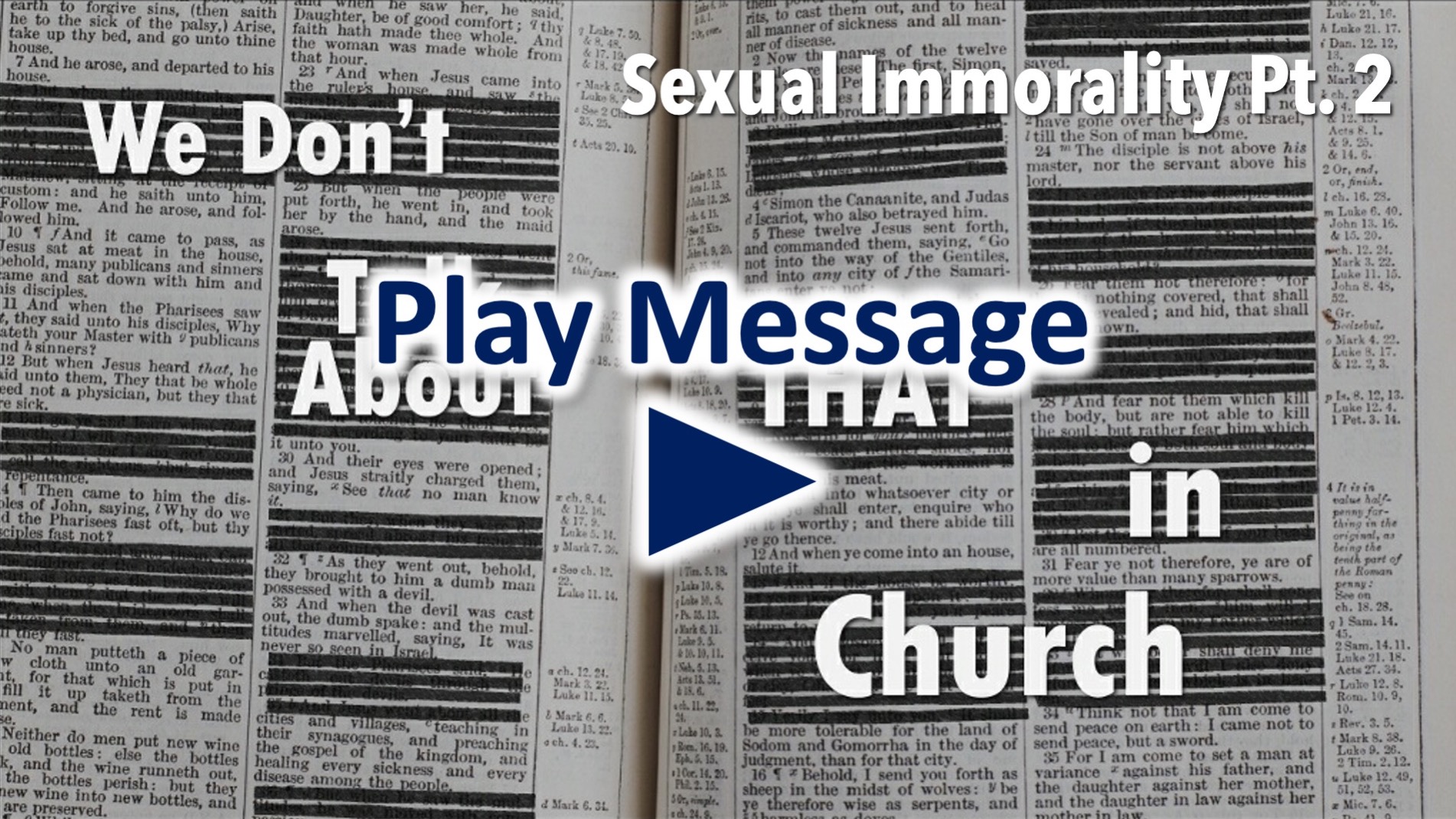 Sexual Immorality pt 2 Image